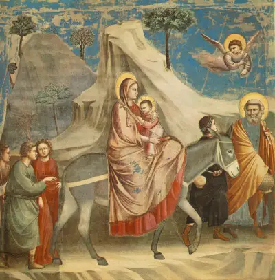 The Flight into Egypt Giotto
